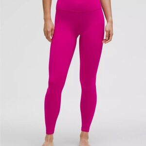 Lululemon Athletica Vibrant Pink Leggings